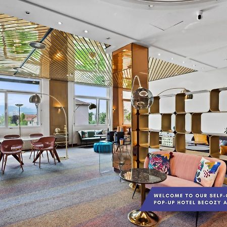 Becozy Au Parc Retro Edition Self-Check-In Rooms & Studios Fribourg Exteriör bild