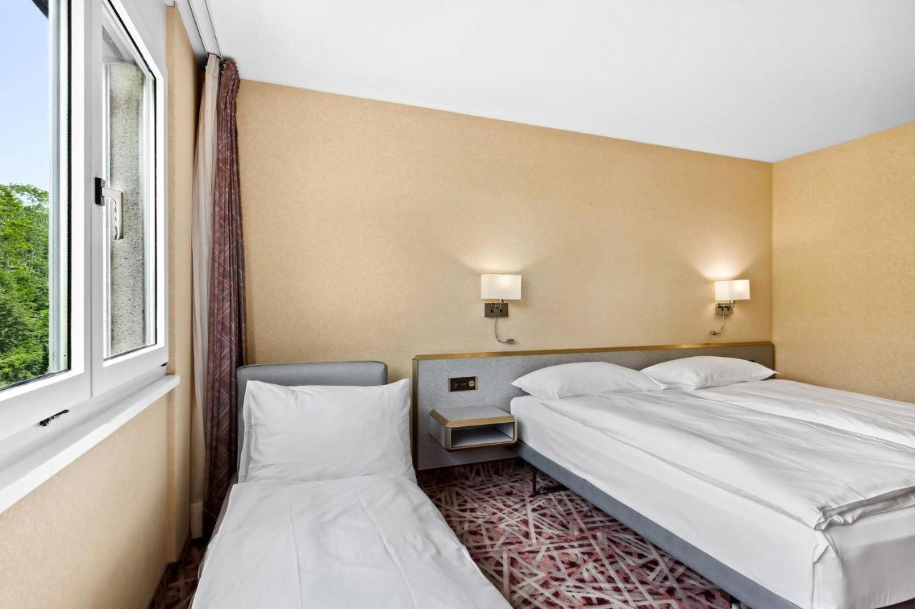 Becozy Au Parc Retro Edition Self-Check-In Rooms & Studios Fribourg Exteriör bild