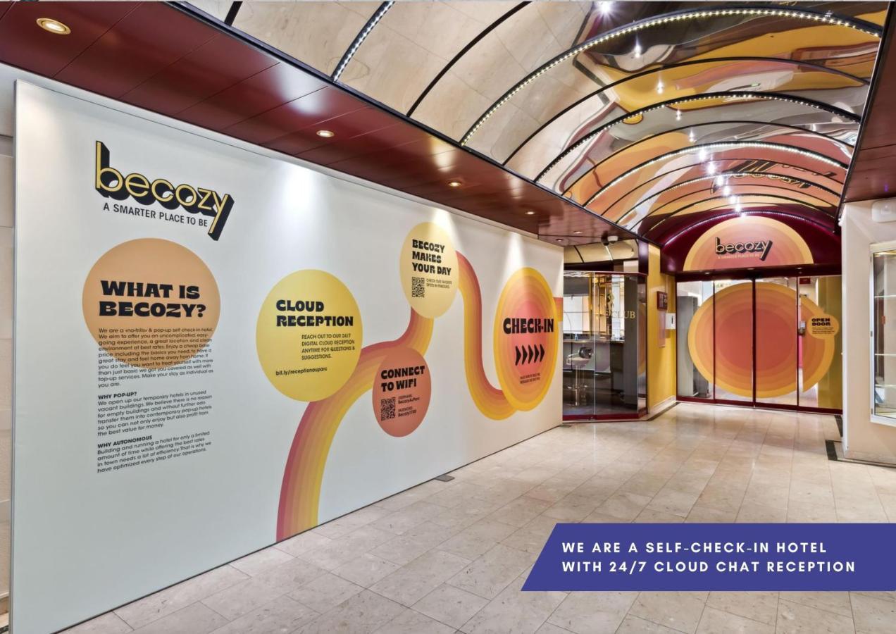 Becozy Au Parc Retro Edition Self-Check-In Rooms & Studios Fribourg Exteriör bild