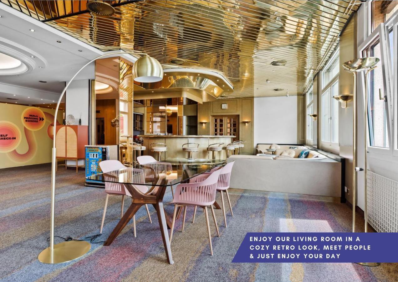 Becozy Au Parc Retro Edition Self-Check-In Rooms & Studios Fribourg Exteriör bild